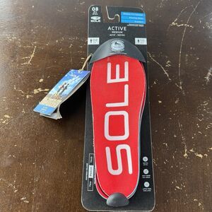 Sole Arch Support Active Medium Men Size 8 / Women Size 10 For Sneakers Running